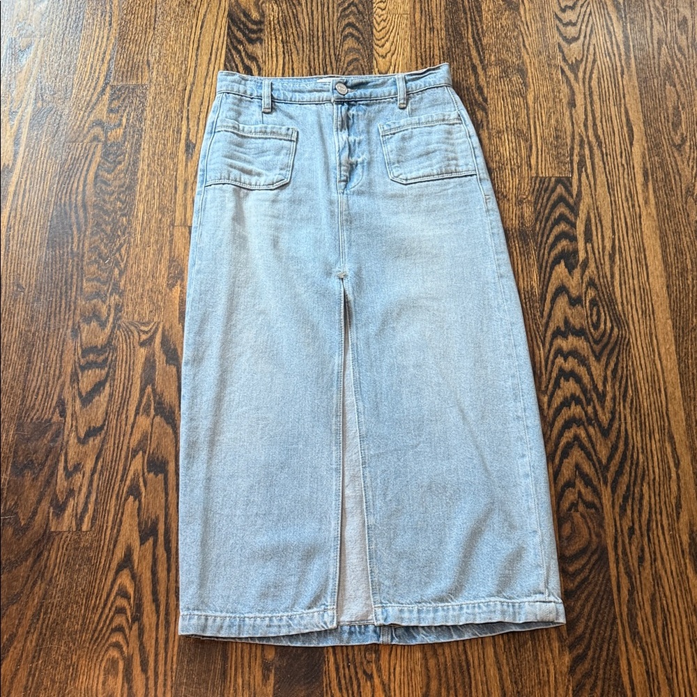Frame Denim Light Blue Skirt